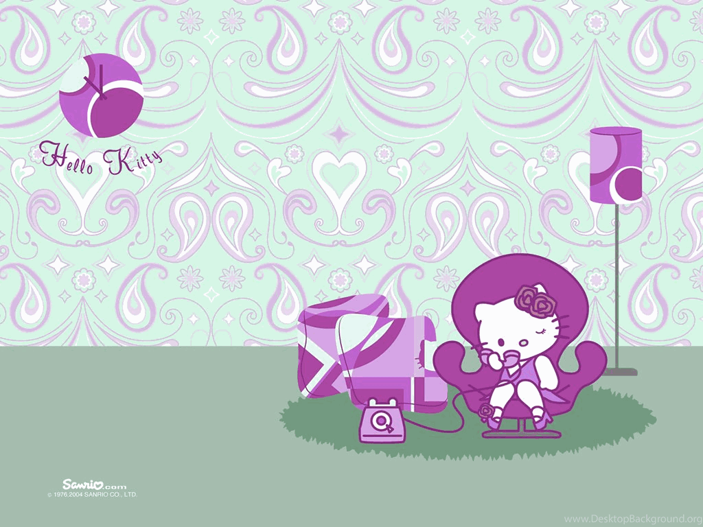 Purple Hello Kitty Wallpapers