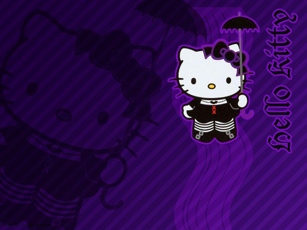 Purple Hello Kitty Wallpapers