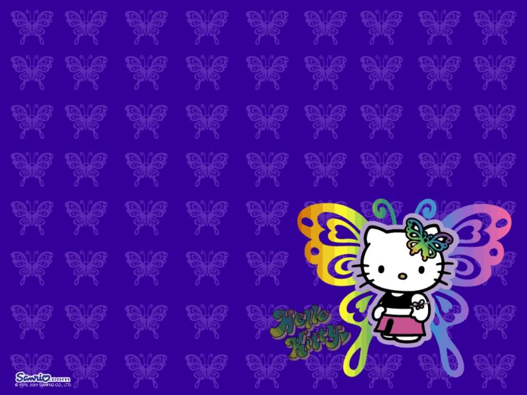 Purple Hello Kitty Wallpapers