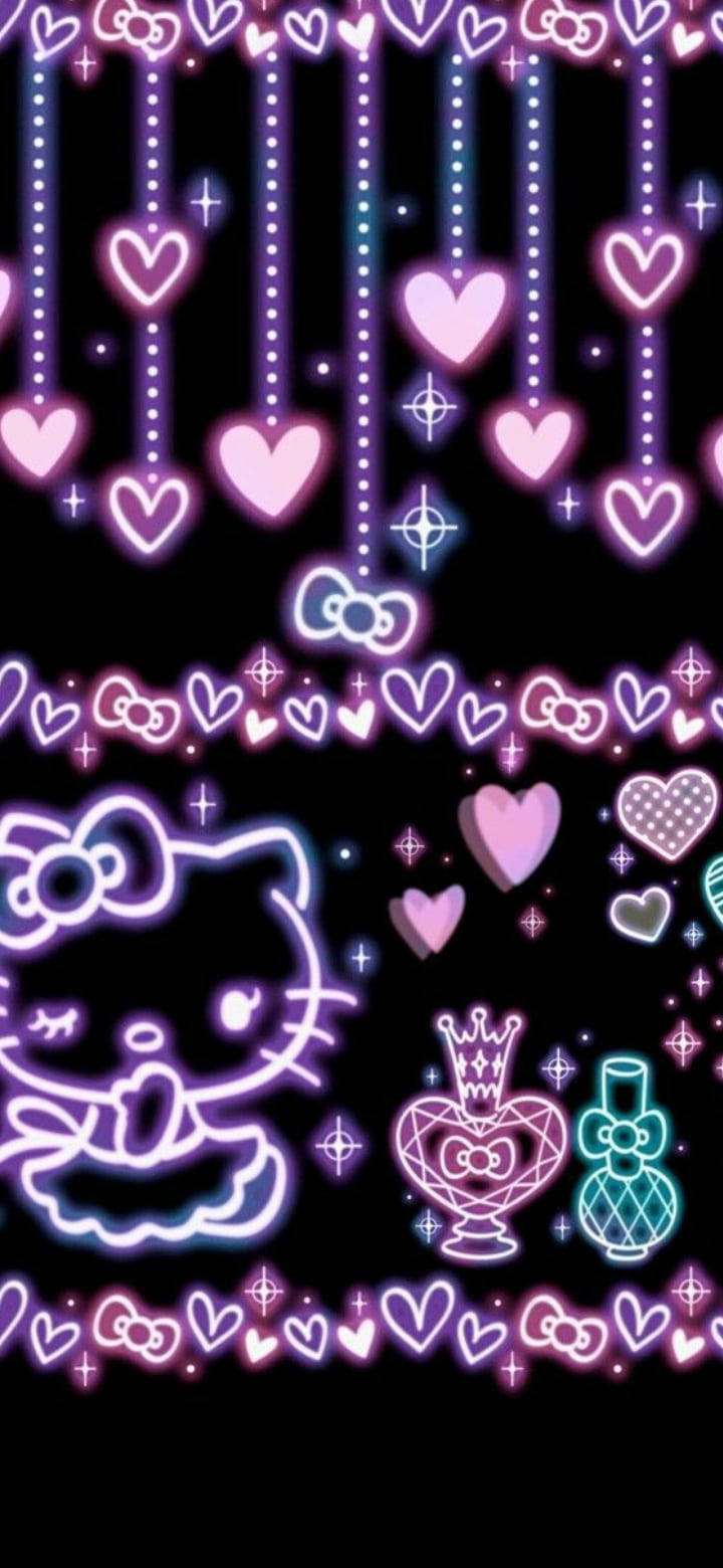 Purple Hello Kitty Wallpapers