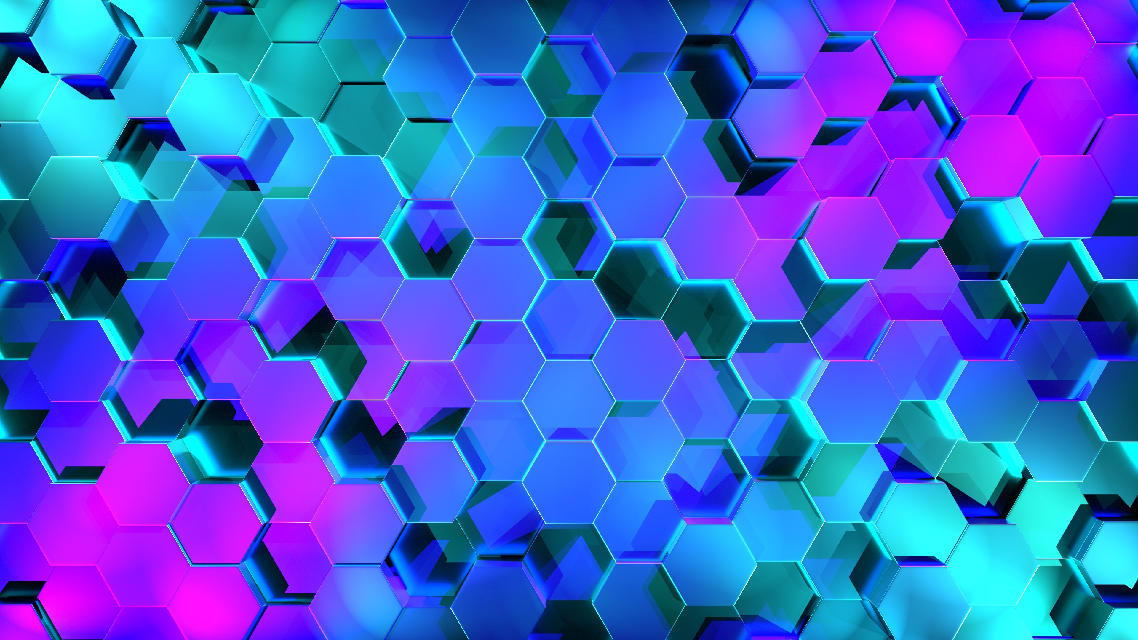 Purple Hexagon Wallpapers