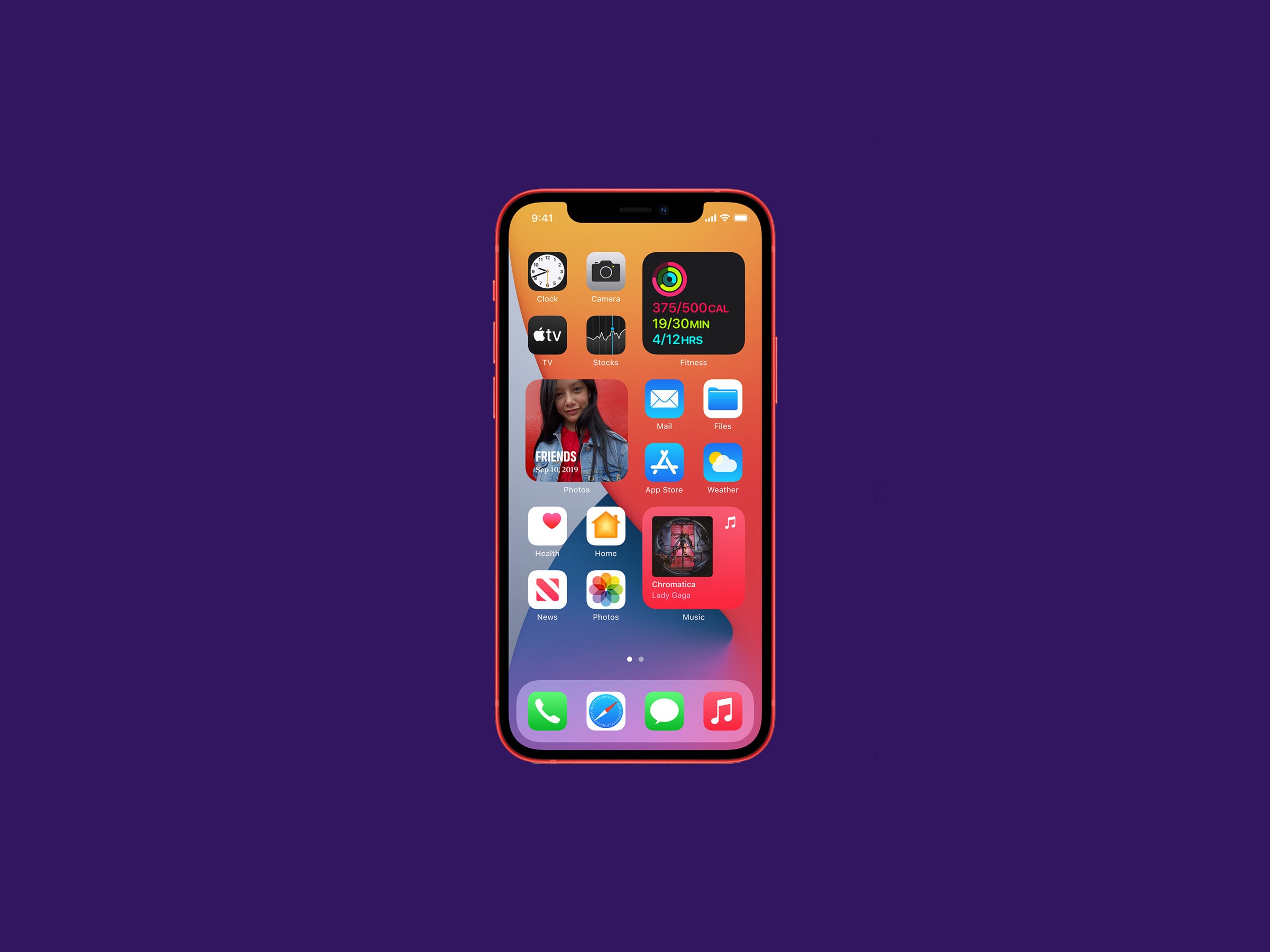 Purple Ios 14 Iphone 12 Wallpapers