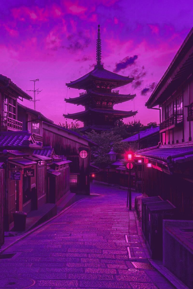 Purple Japanese Wallpapers