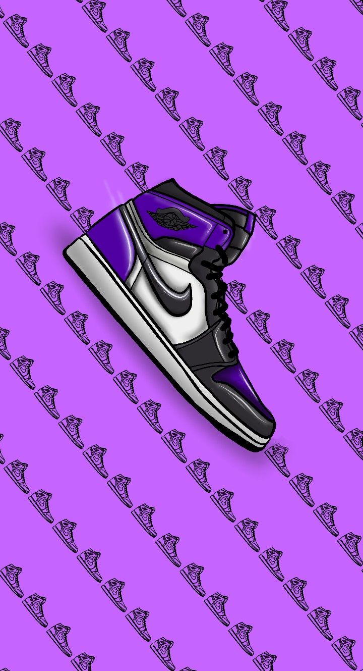 Purple Jordan 1 Wallpapers