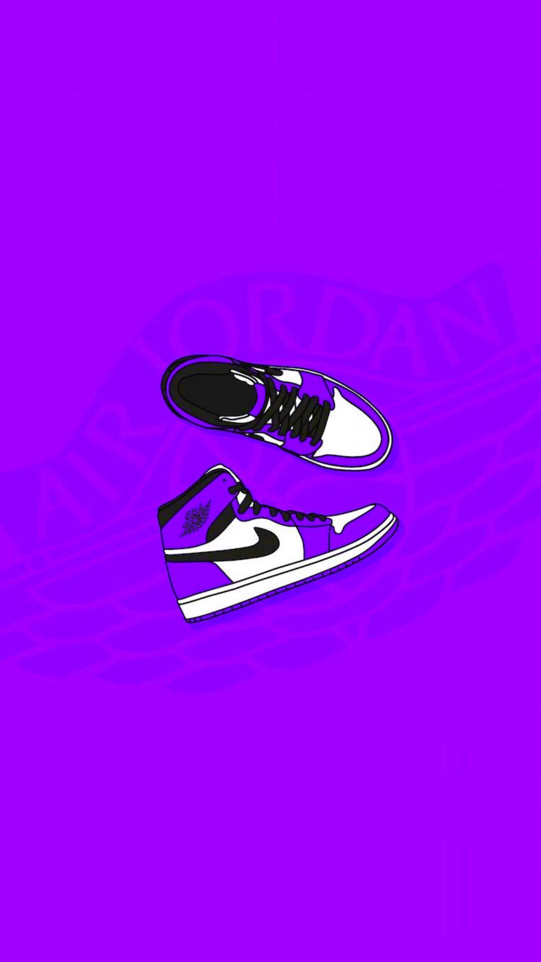 Purple Jordan Logo Wallpapers