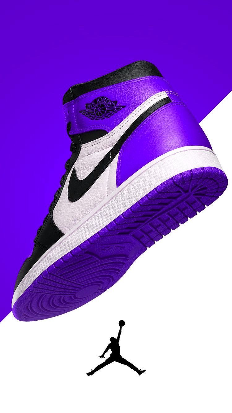 Purple Jordan Logo Wallpapers