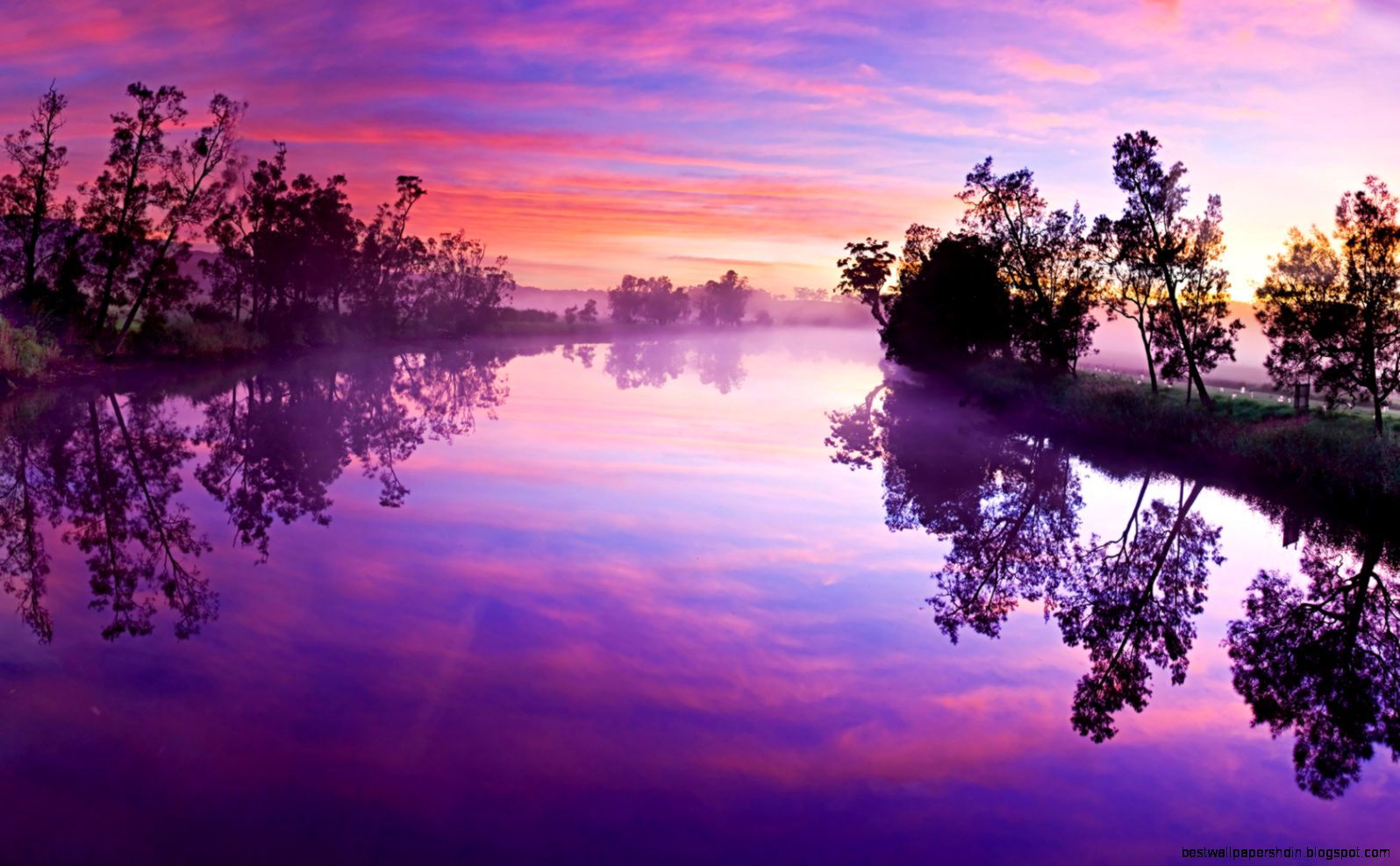 Purple Landscape Wallpapers