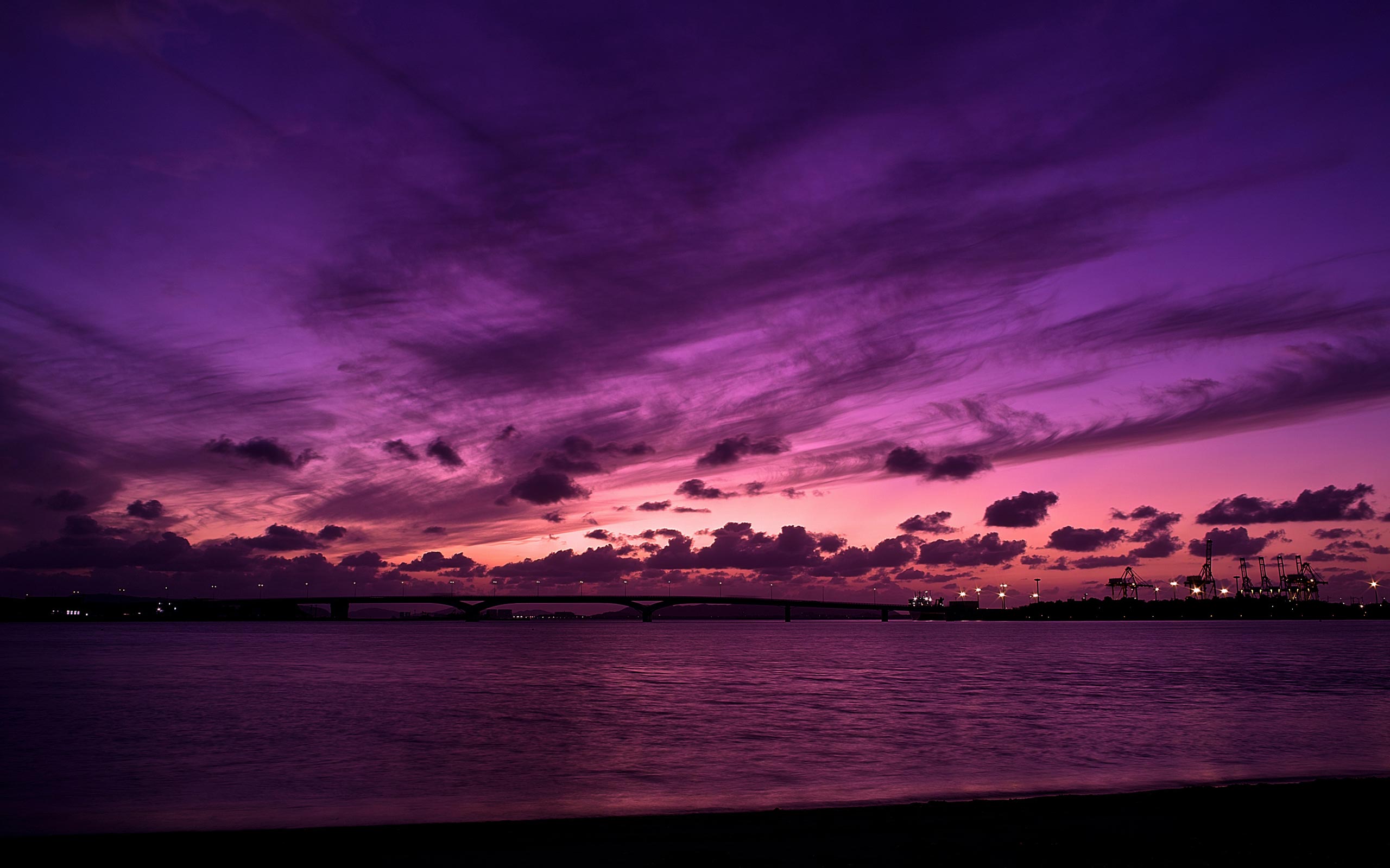 Purple Landscape Wallpapers