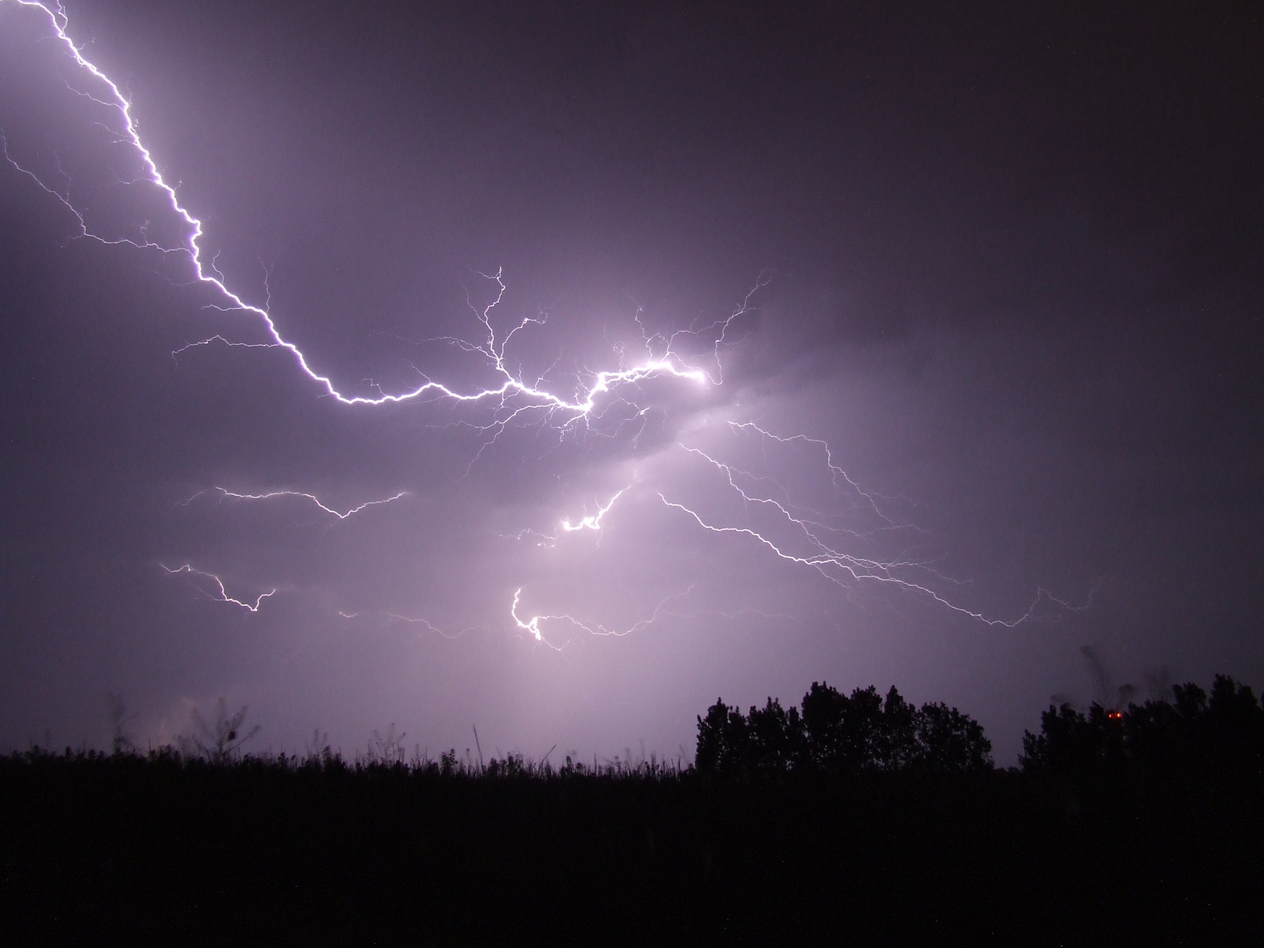 Purple Lightning Wallpapers