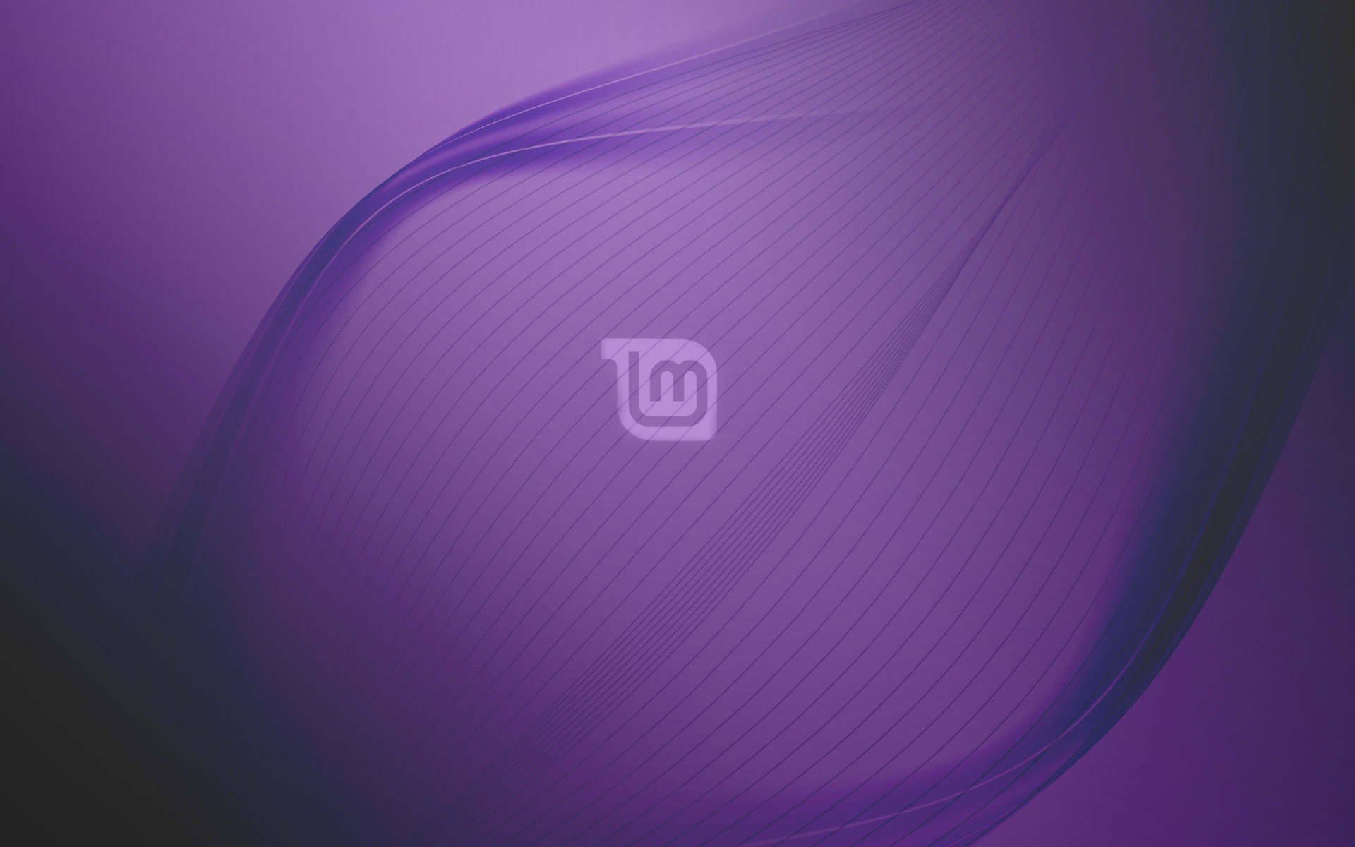 Purple Linux Mint Art Wallpapers