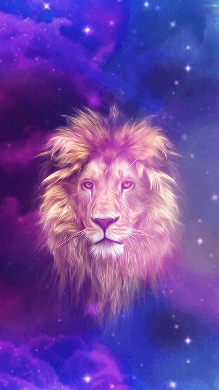 Purple Lion Wallpapers