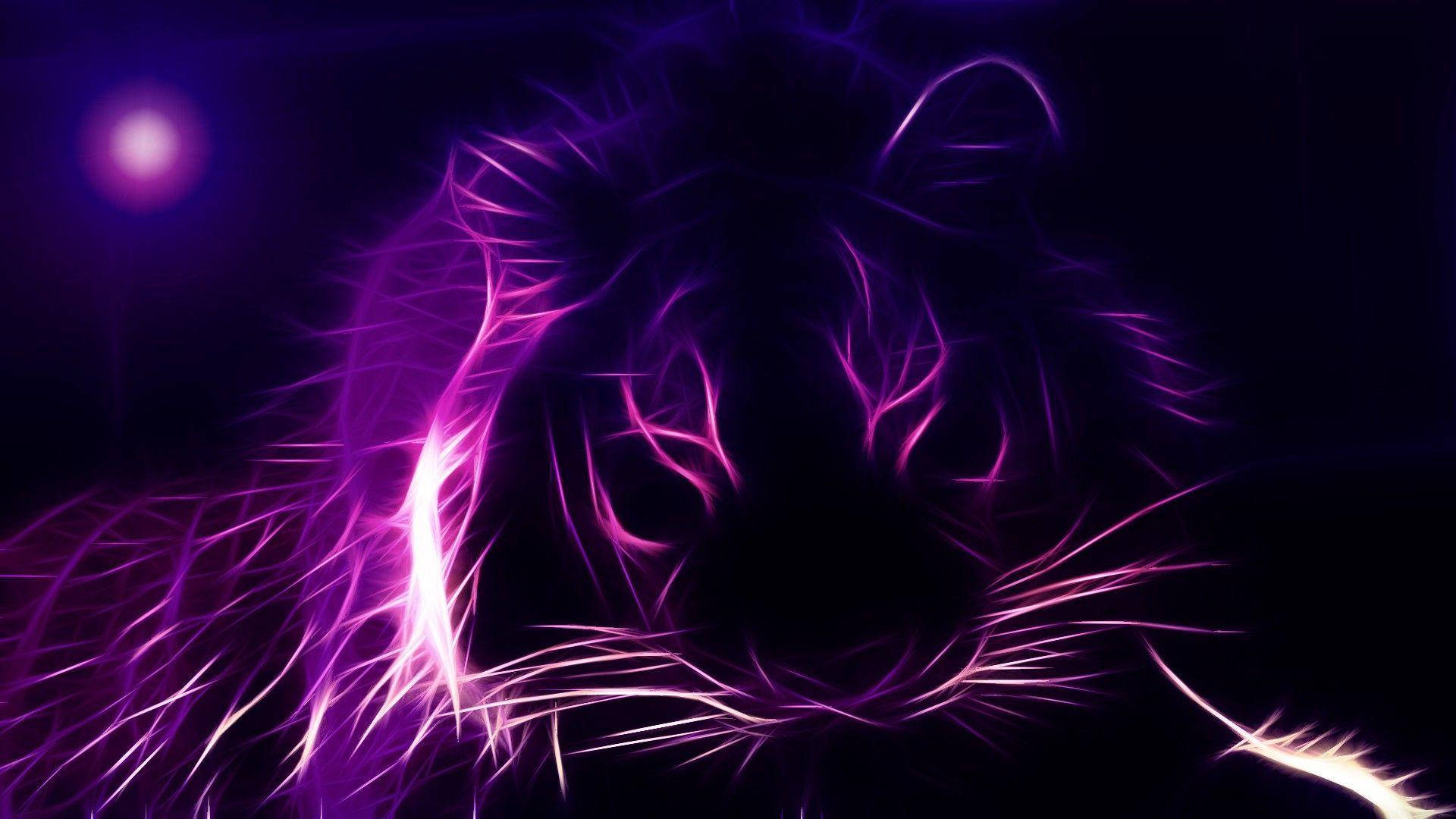 Purple Lion Wallpapers