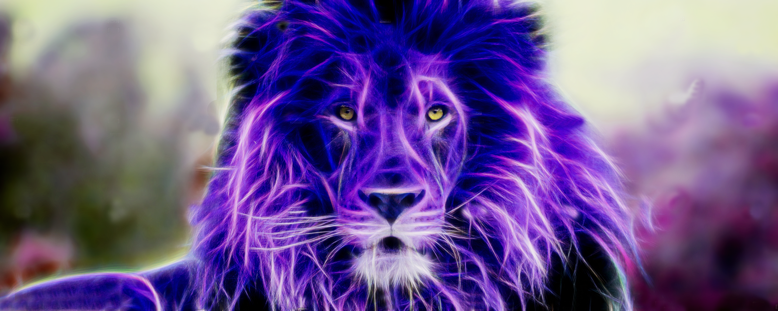 Purple Lion Wallpapers