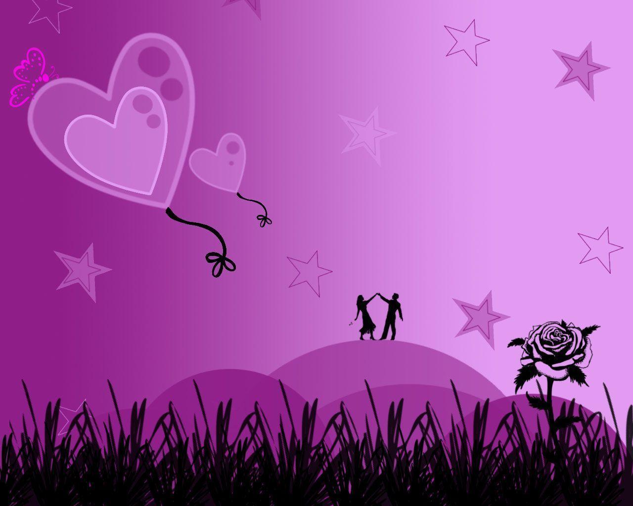 Purple Love Wallpapers