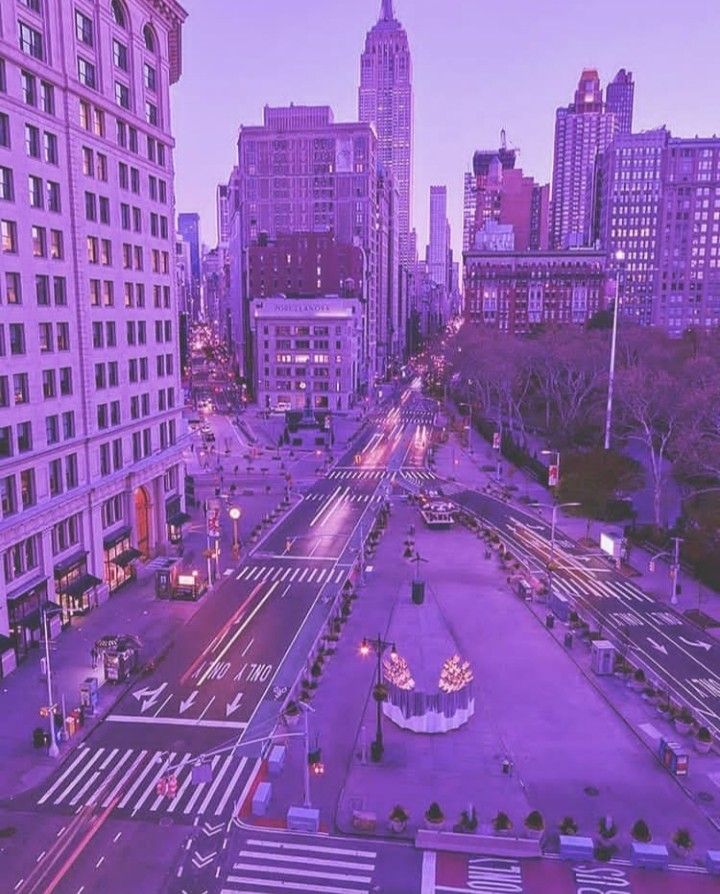 Purple New York Wallpapers