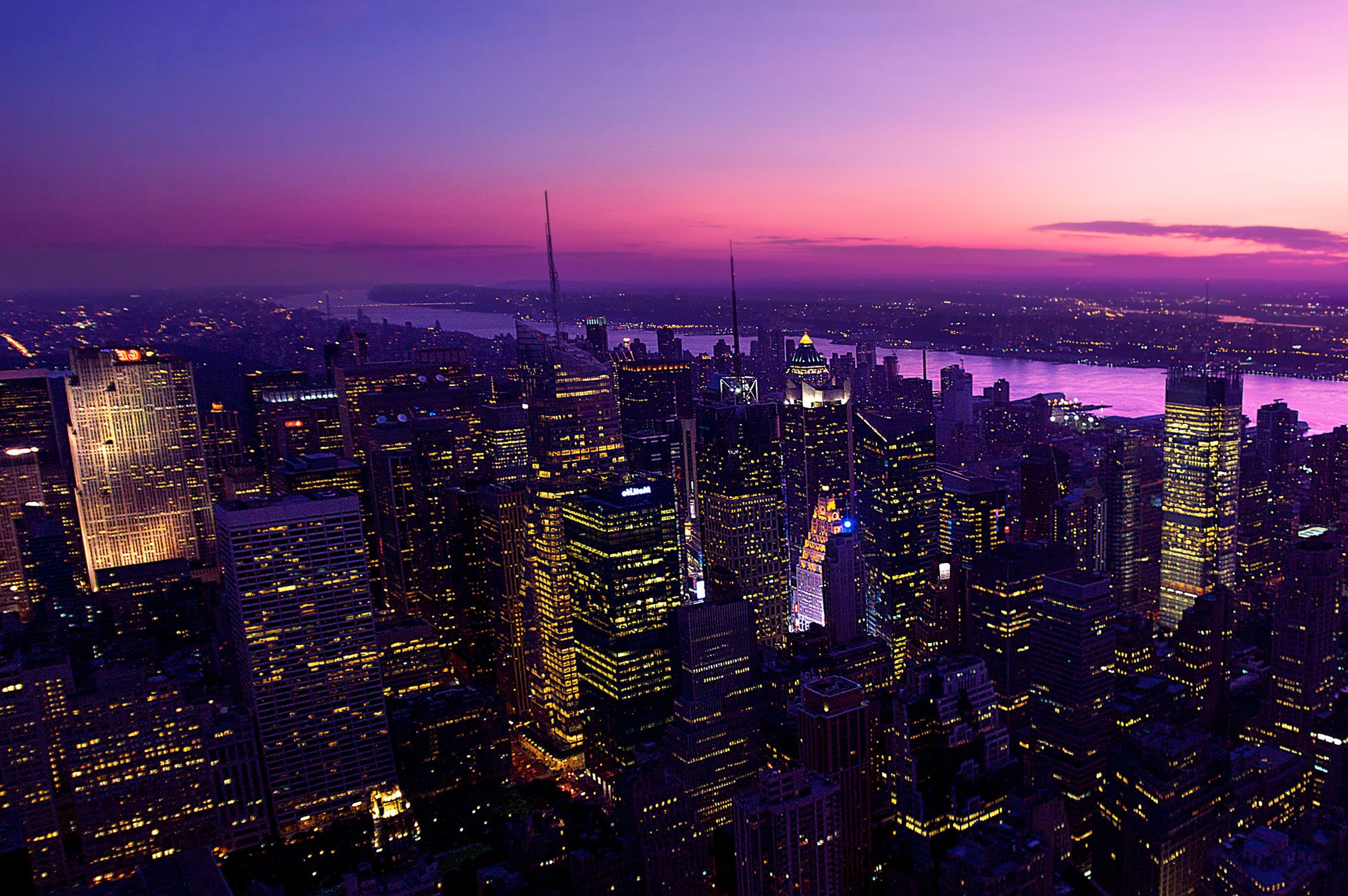 Purple New York Wallpapers