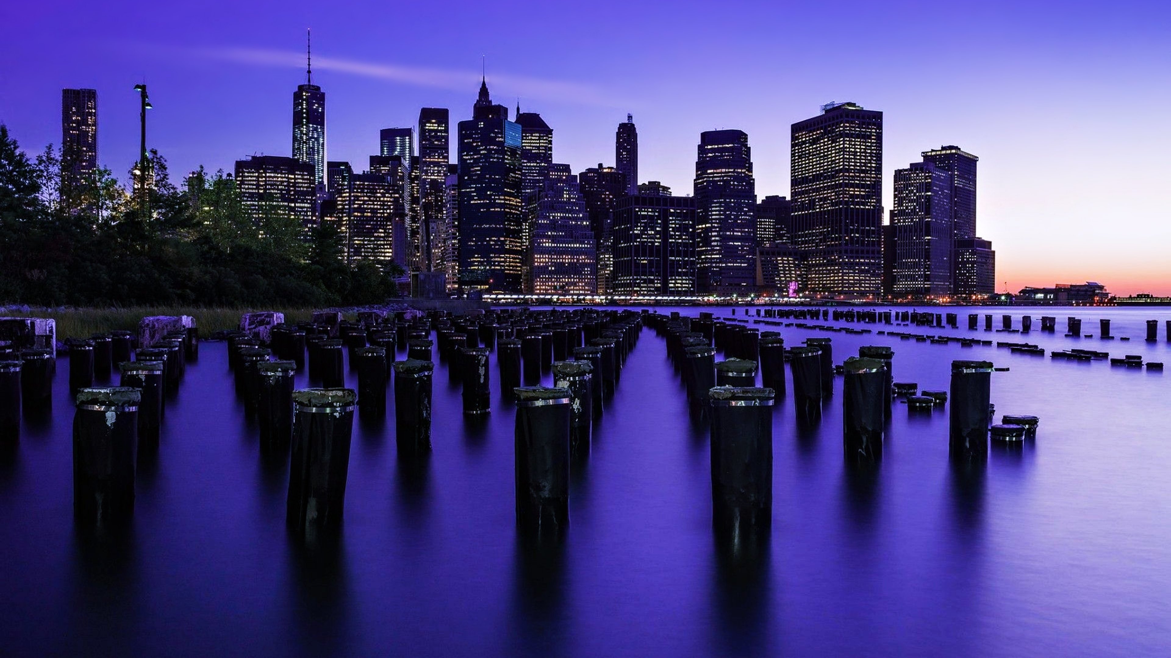 Purple New York Wallpapers