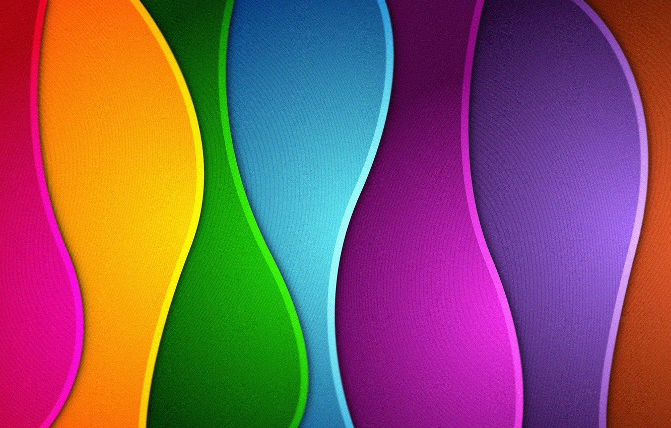 Purple Oval Waves Wallpapers