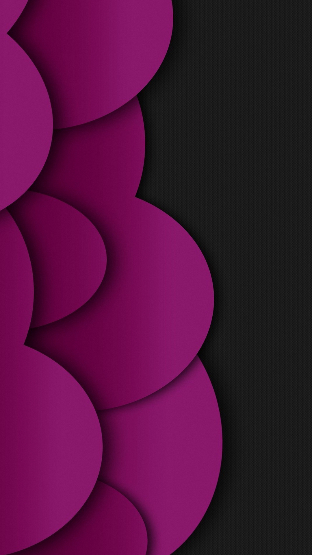 Purple Oval Waves Wallpapers