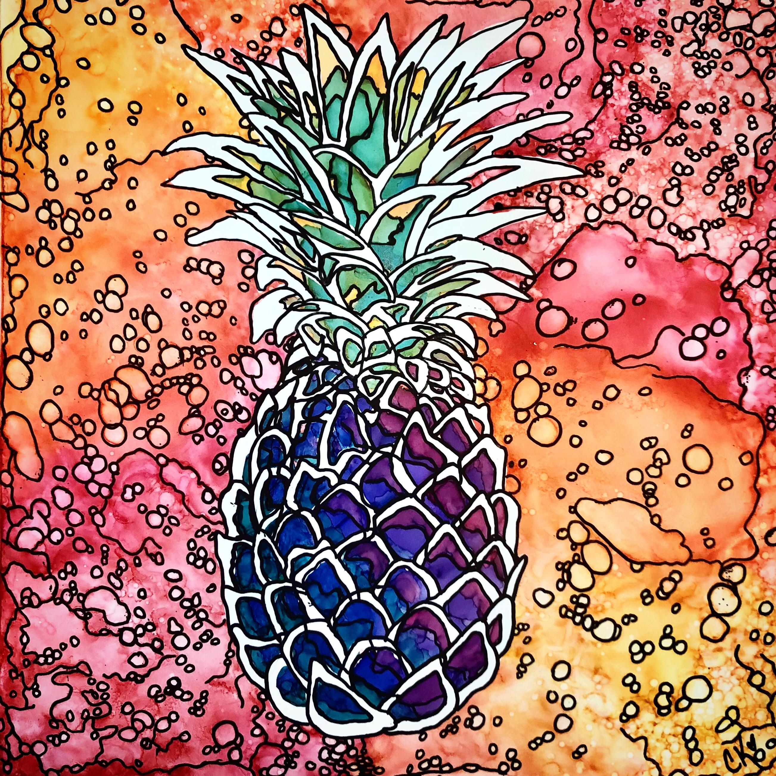 Purple Pineapple Wallpapers