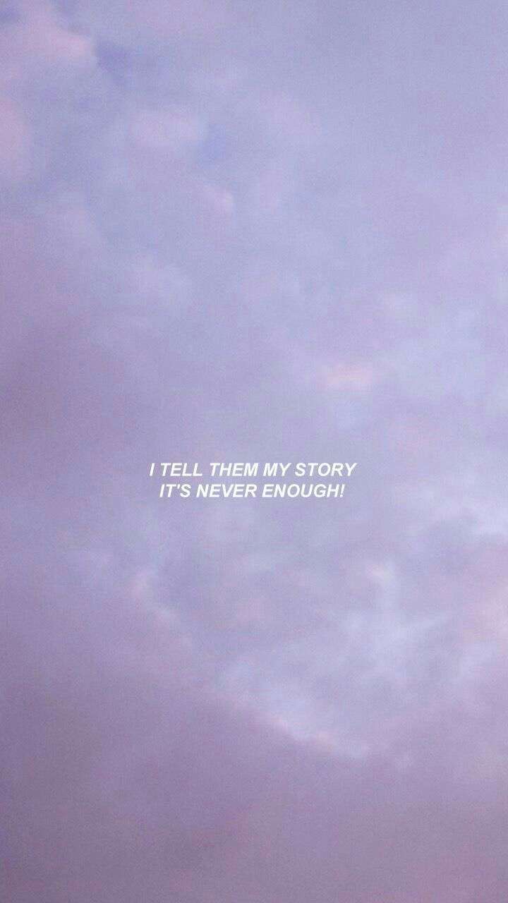 Purple Quotes Aesthetic Wallpapers