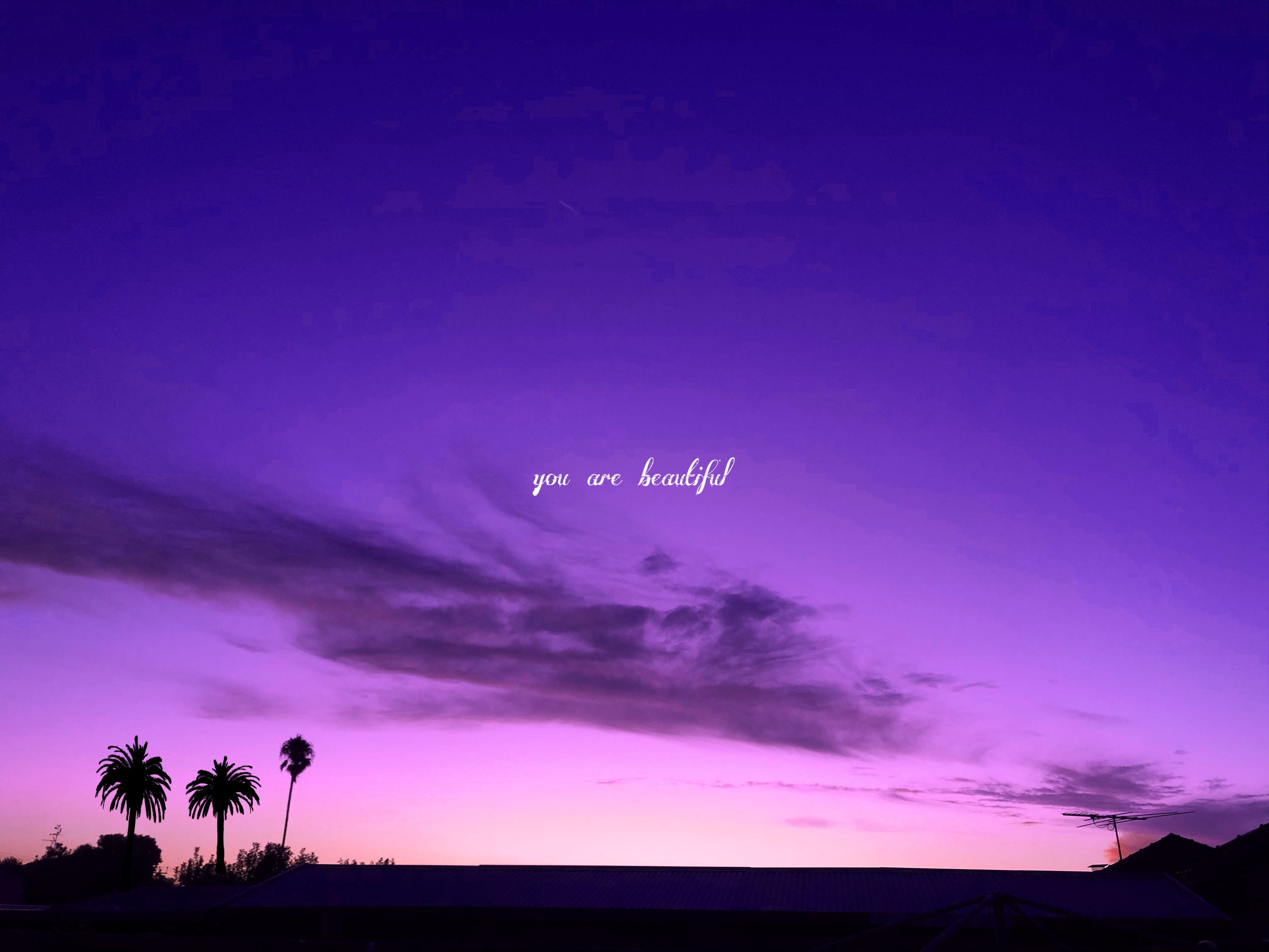 Purple Quotes Aesthetic Wallpapers