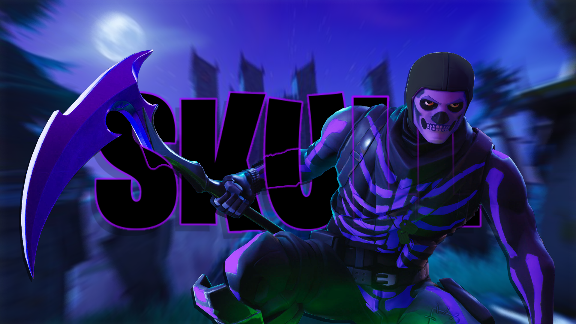 Purple Skull Trooper Wallpapers