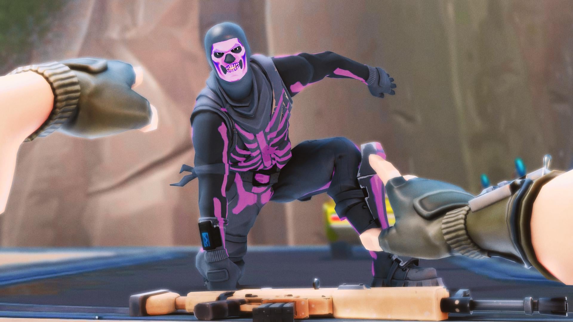 Purple Skull Trooper Wallpapers