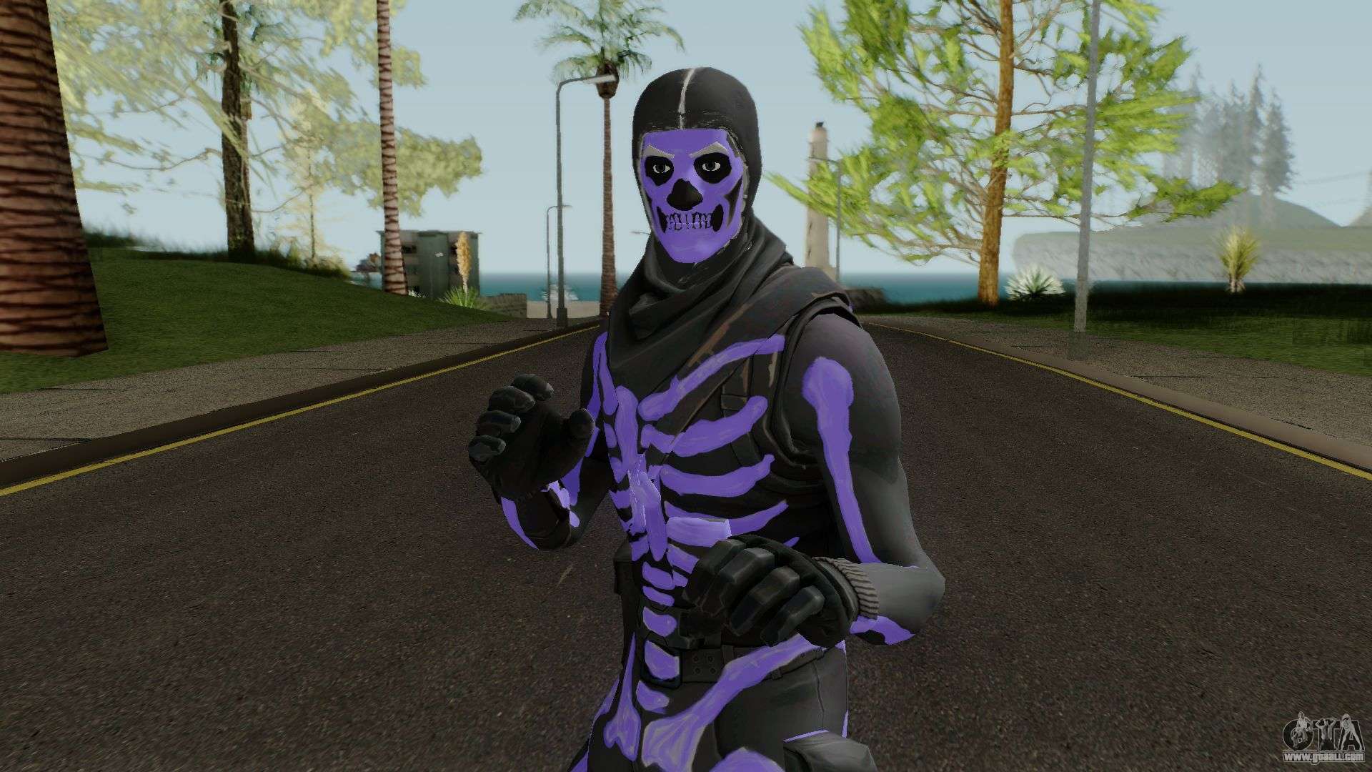 Purple Skull Trooper Wallpapers