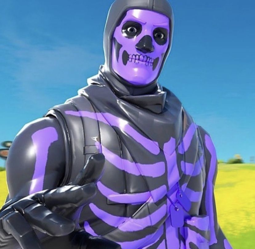 Purple Skull Trooper Wallpapers