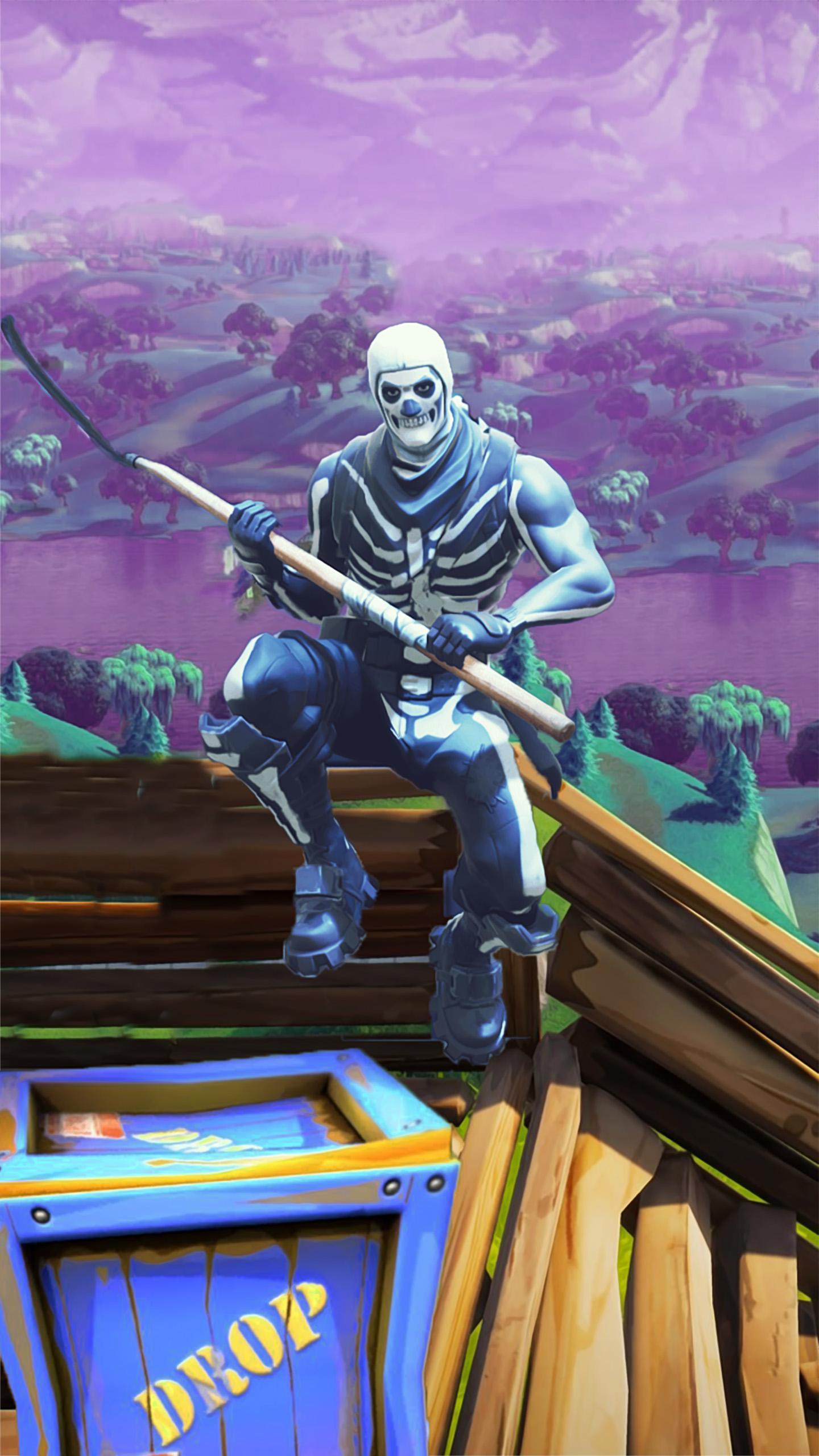 Purple Skull Trooper Wallpapers