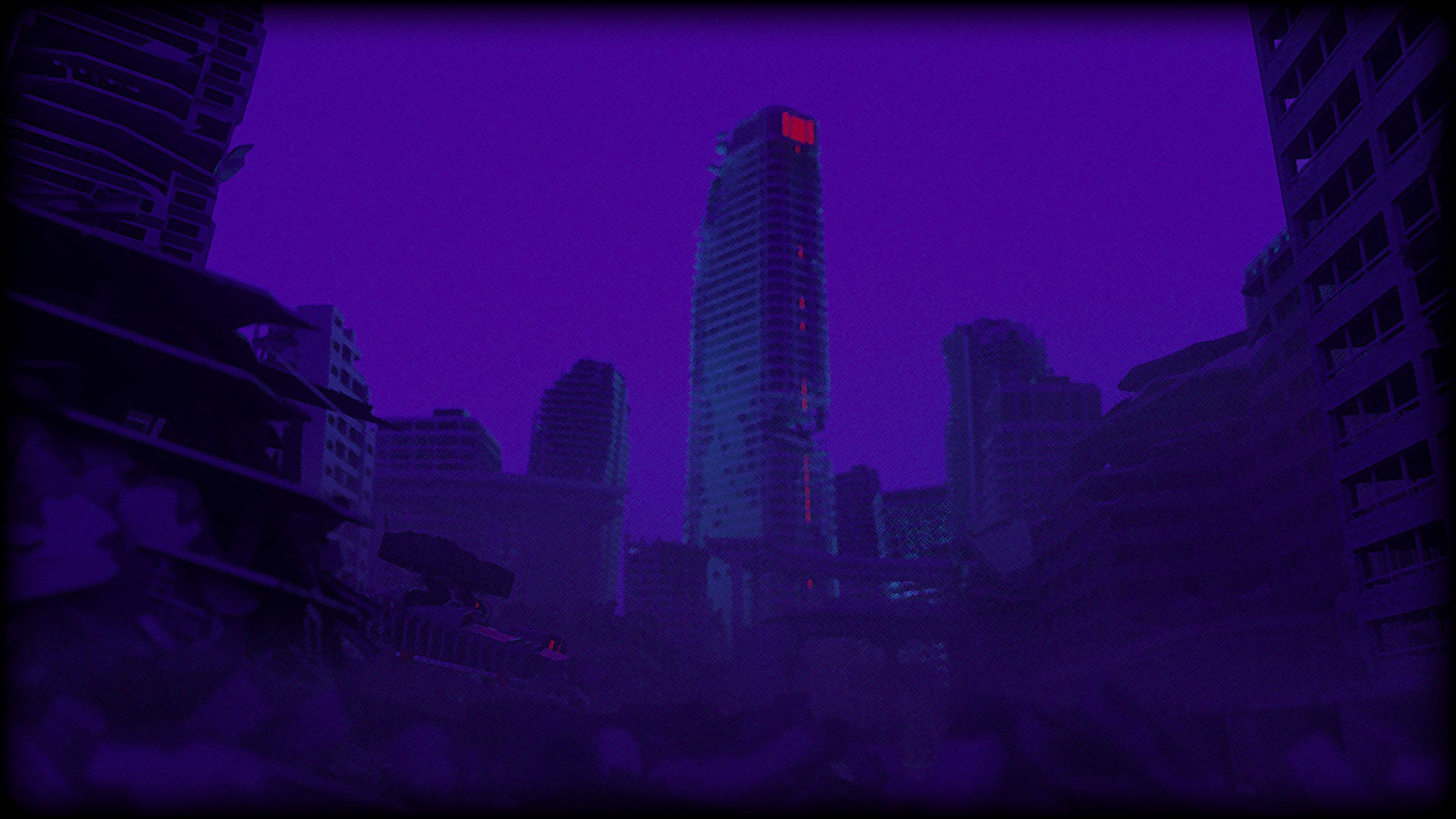 Purple Skyline Wallpapers