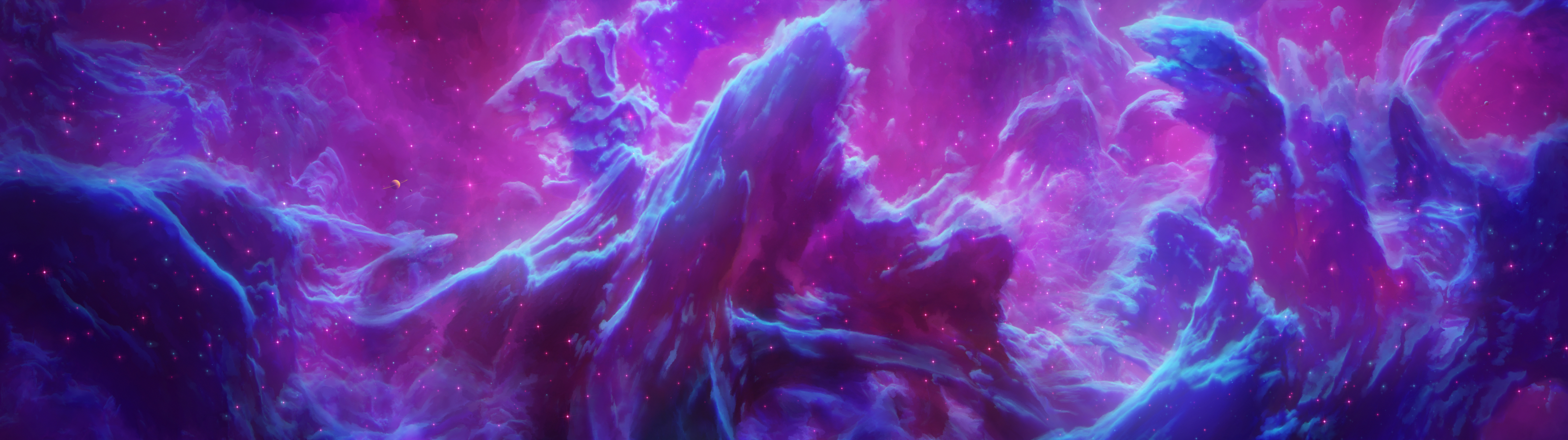 Purple Space Background