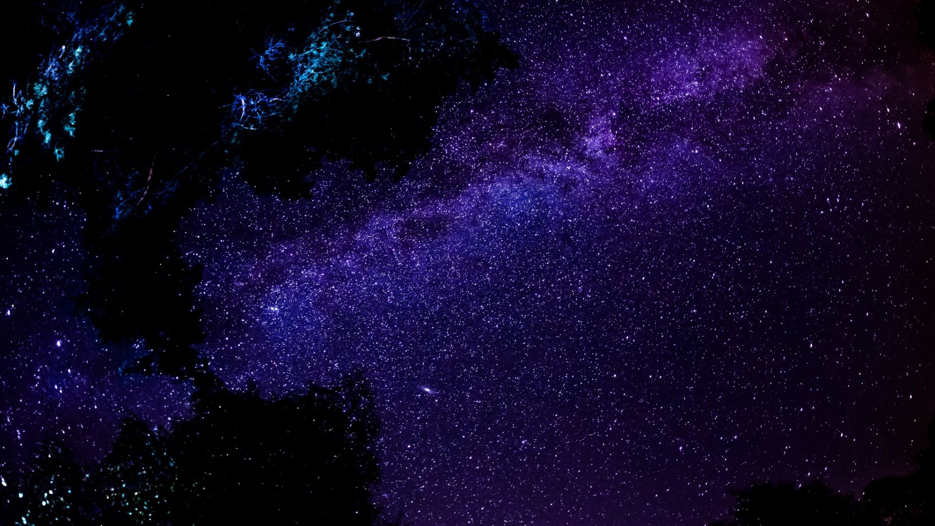 Purple Space Background