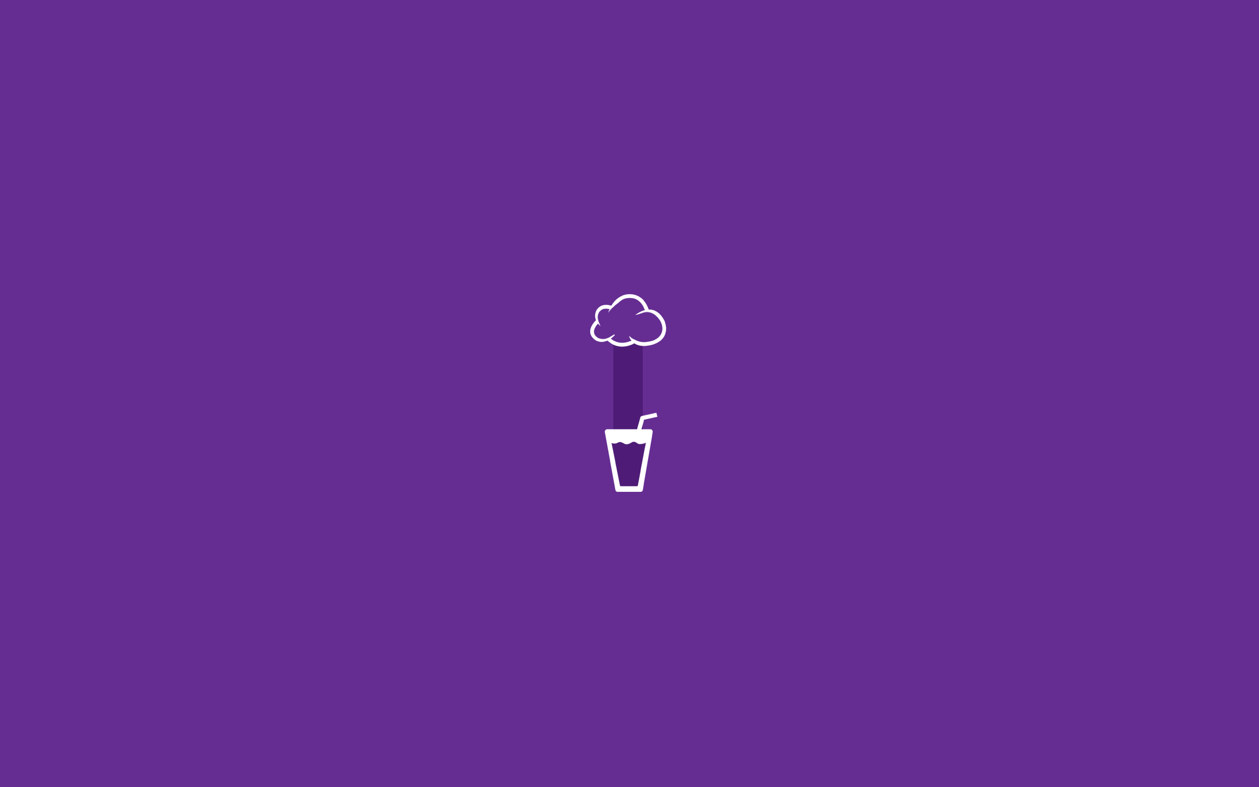 Purple Tall Buildings Minimal Wallpapers