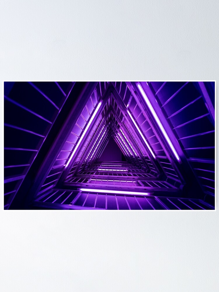 Purple Triangle Background