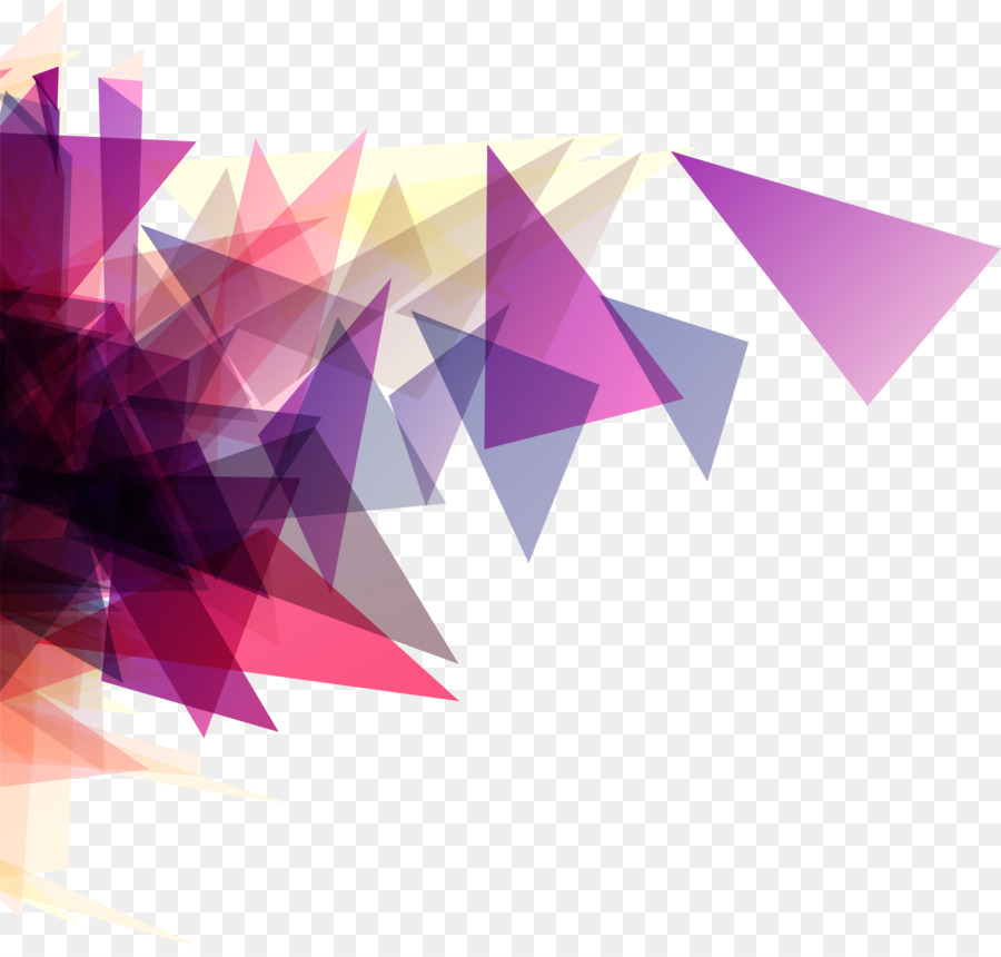 Purple Triangle Background