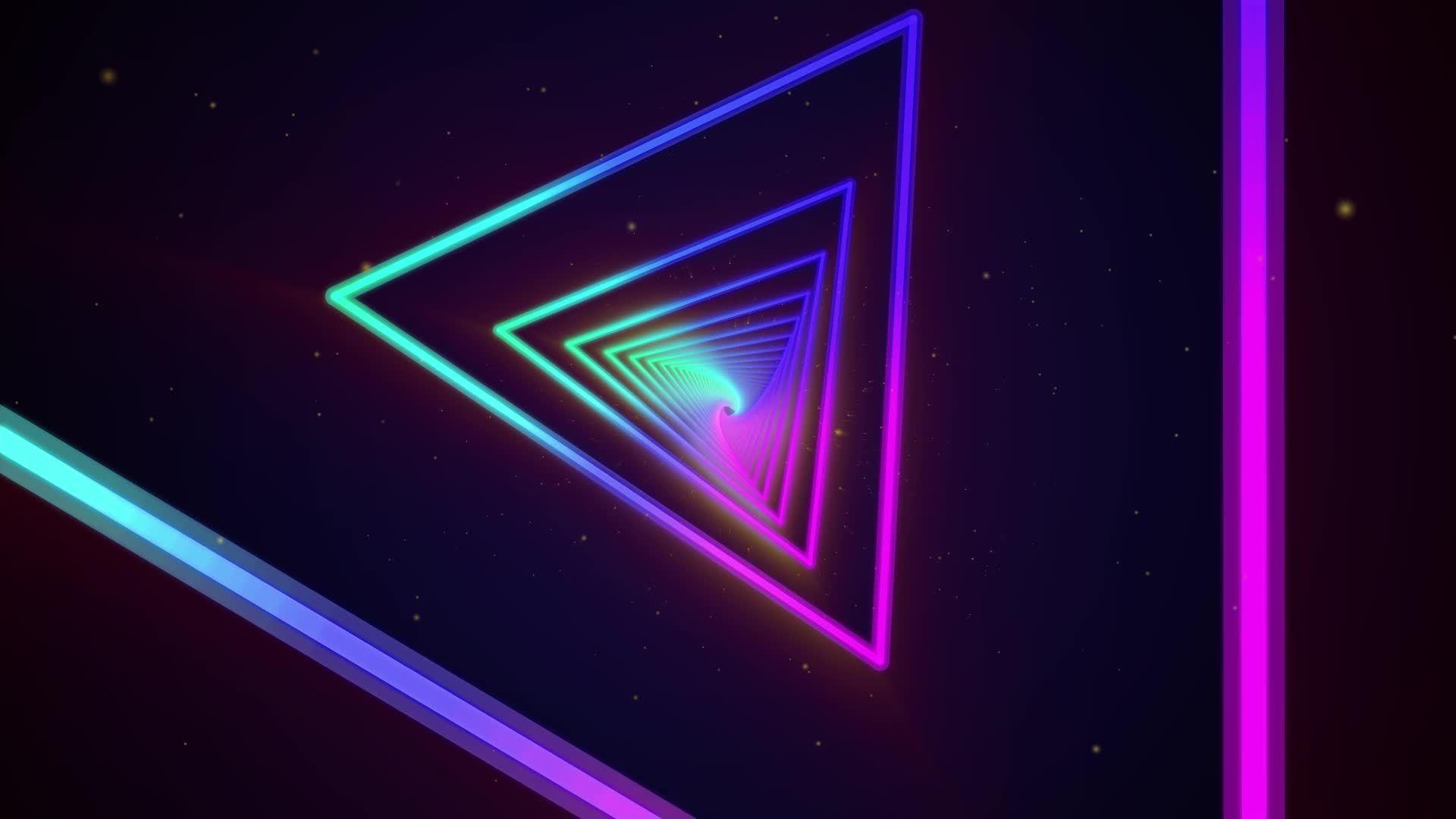 Purple Triangle Background