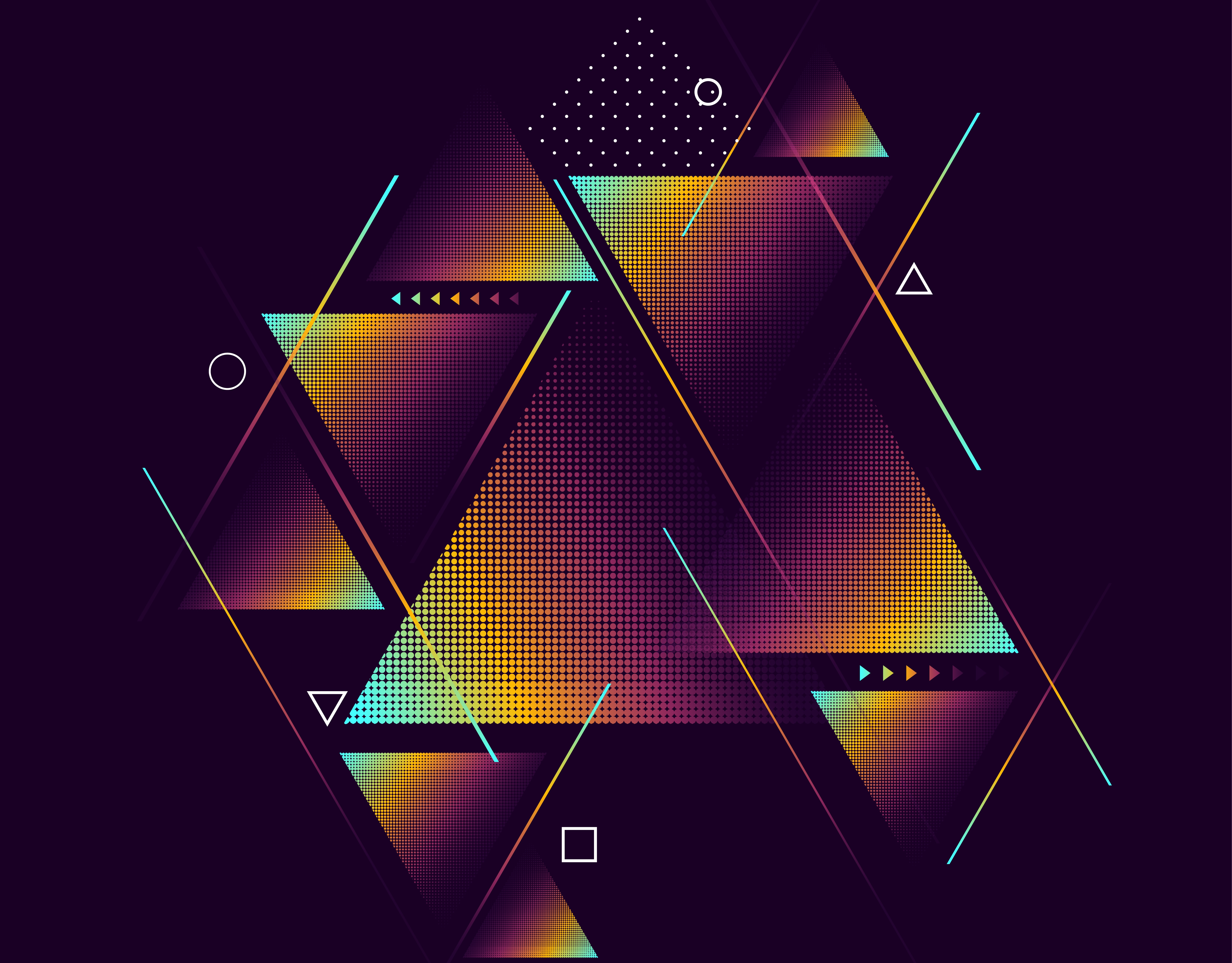 Purple Triangle Background