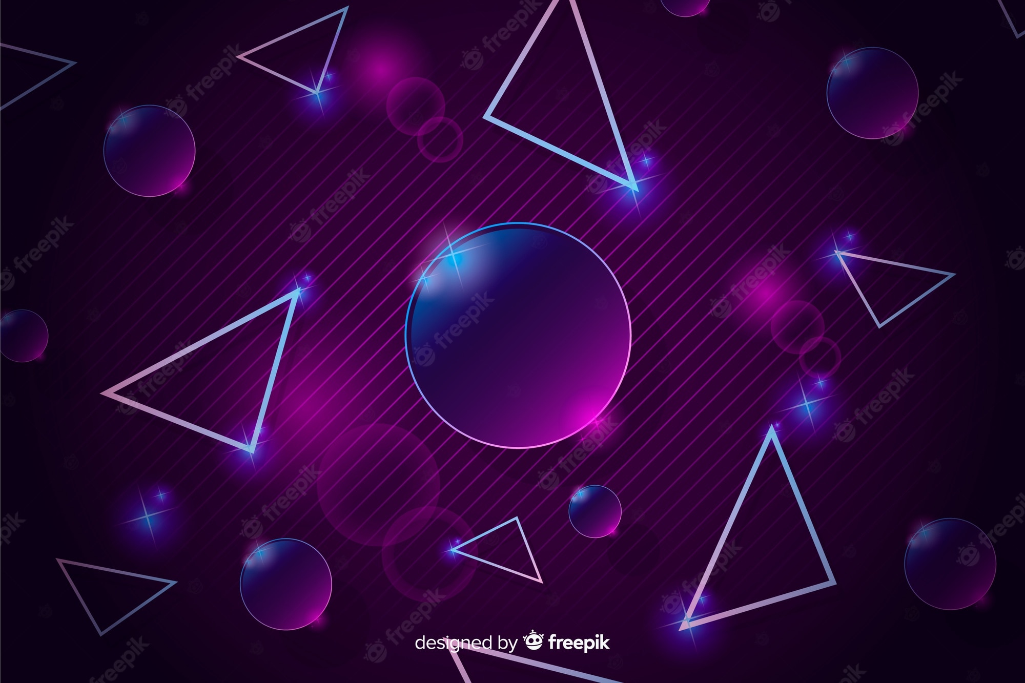 Purple Triangle Wallpapers