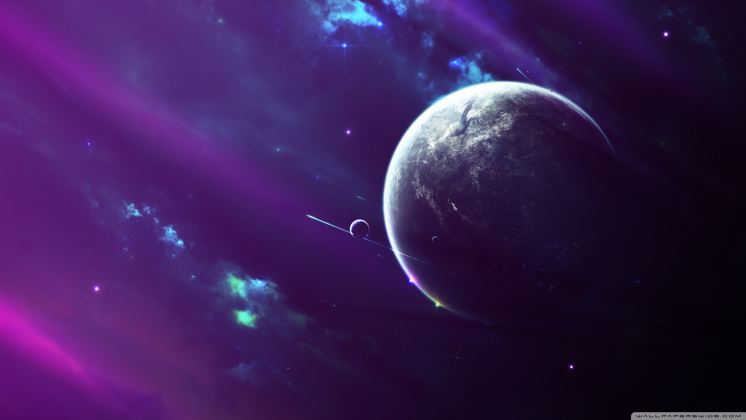 Purple Universe Background