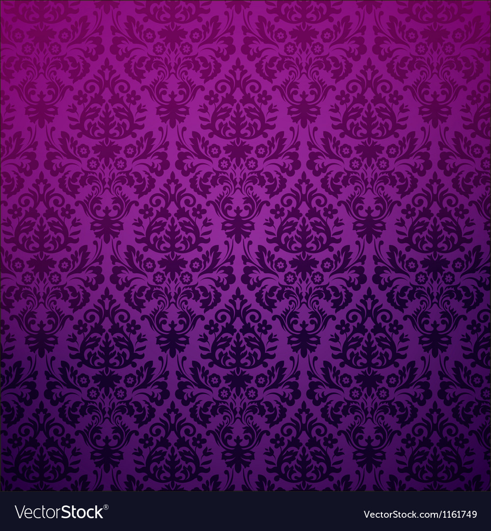 Purple Vintage Floral Background