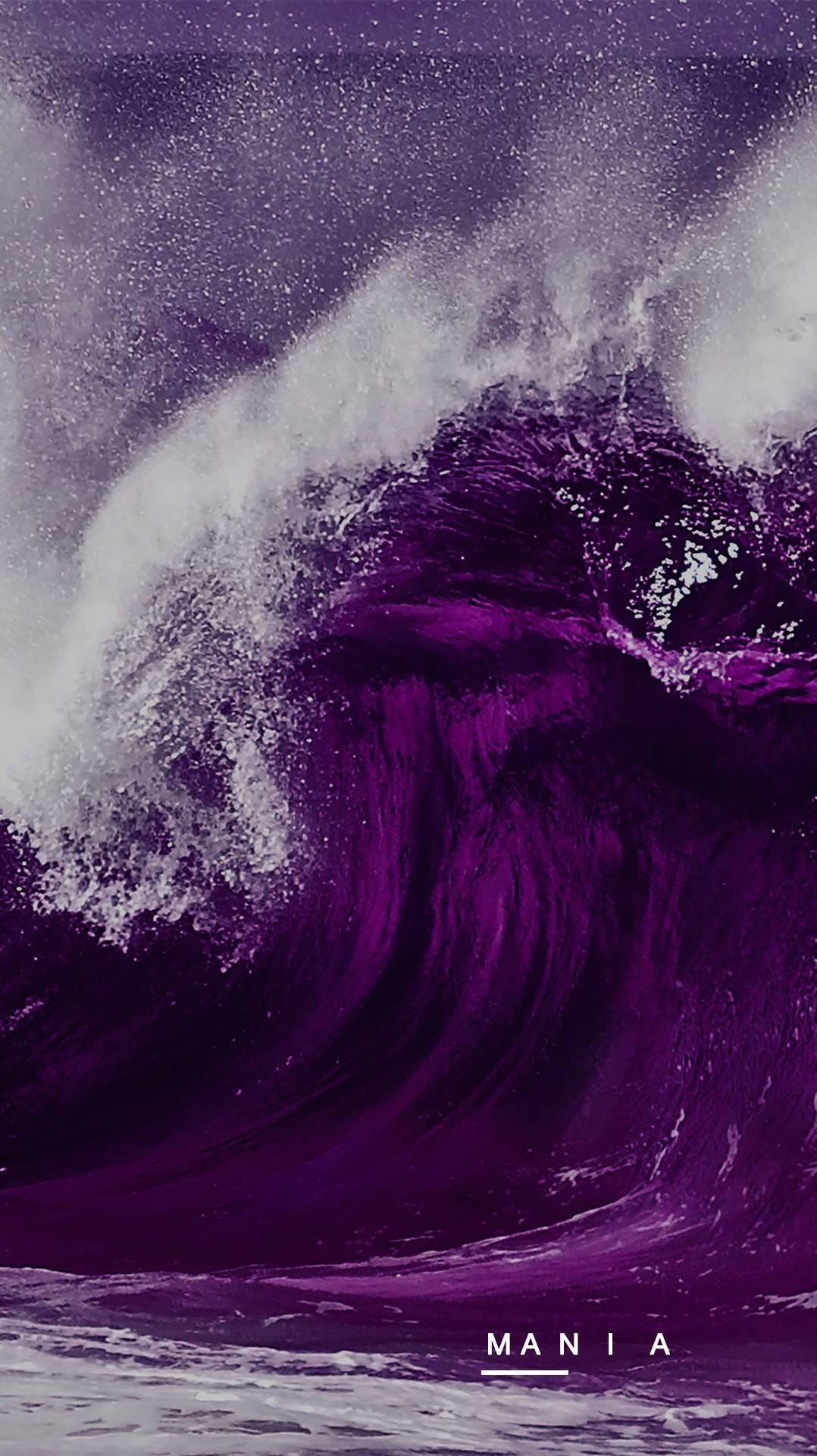 Purple Waves Wallpapers