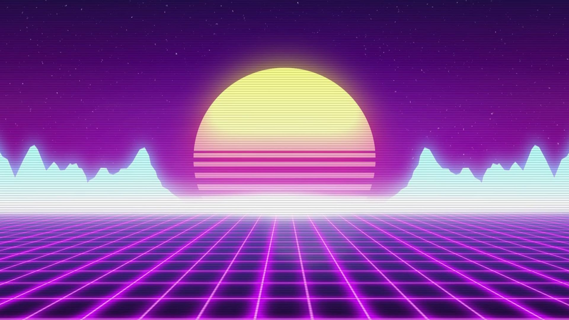 Purple Whale Away 4K Hd Vaporwave Wallpapers