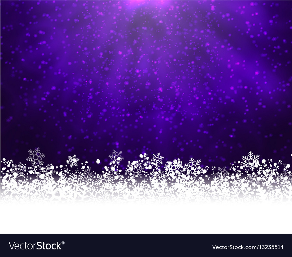 Purple Winter Background