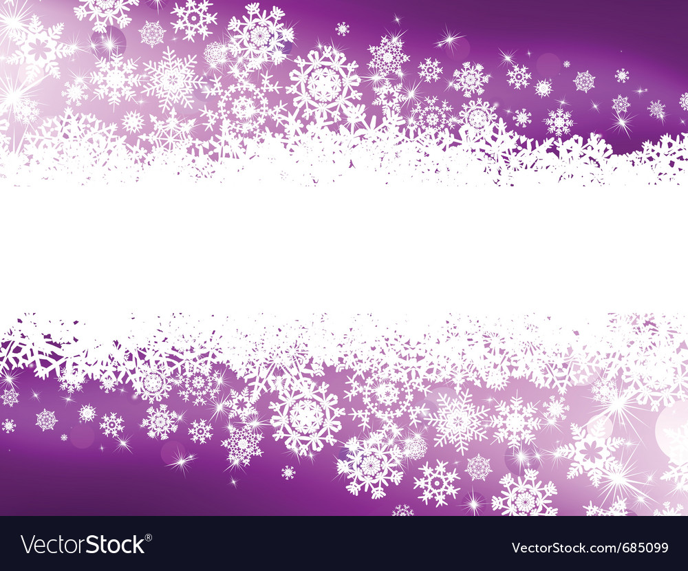 Purple Winter Background