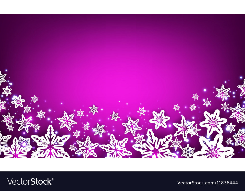 Purple Winter Background