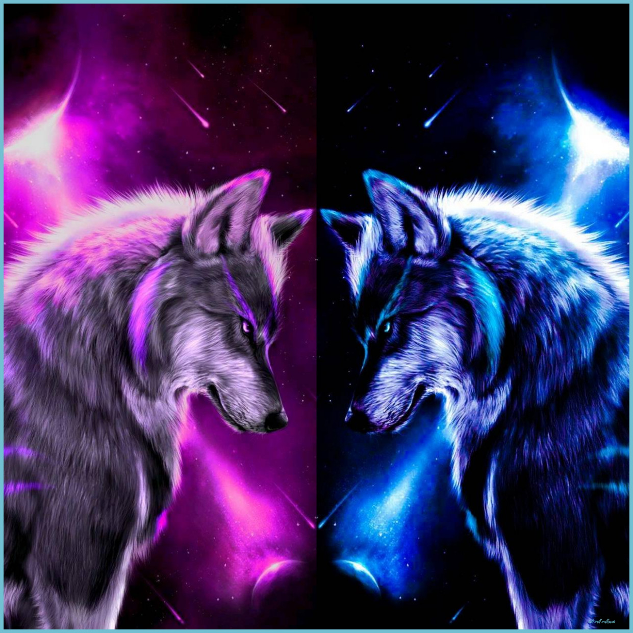 Purple Wolf Wallpapers