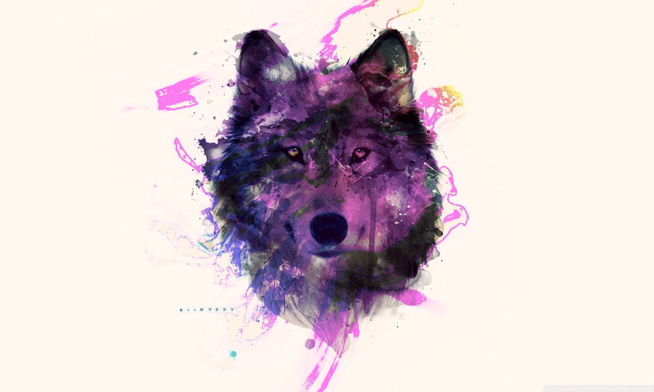 Purple Wolf Wallpapers