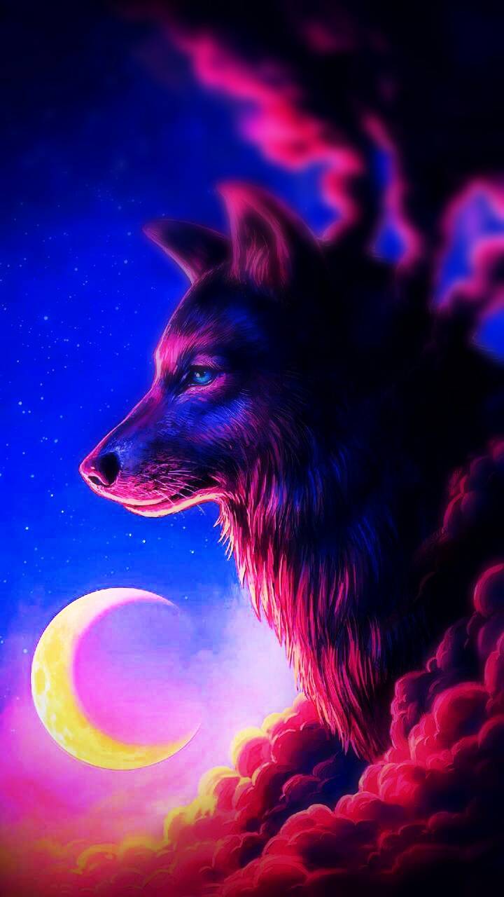 Purple Wolf Wallpapers